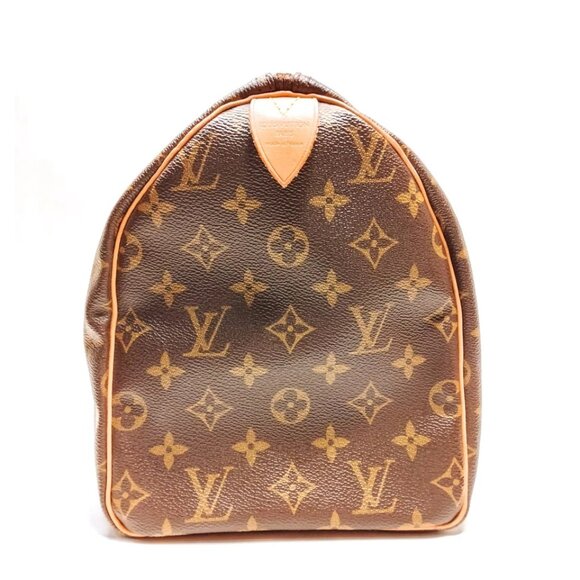 Louis Vuitton LV Hand Bag Speedy 30 Brown Monogram 730-051925 - Picture 3 of 9